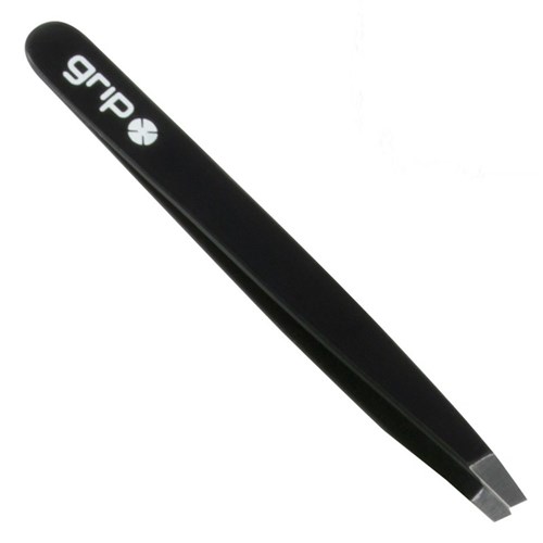 Matte Tweezer - Slanted - Black (GM1) (LS)